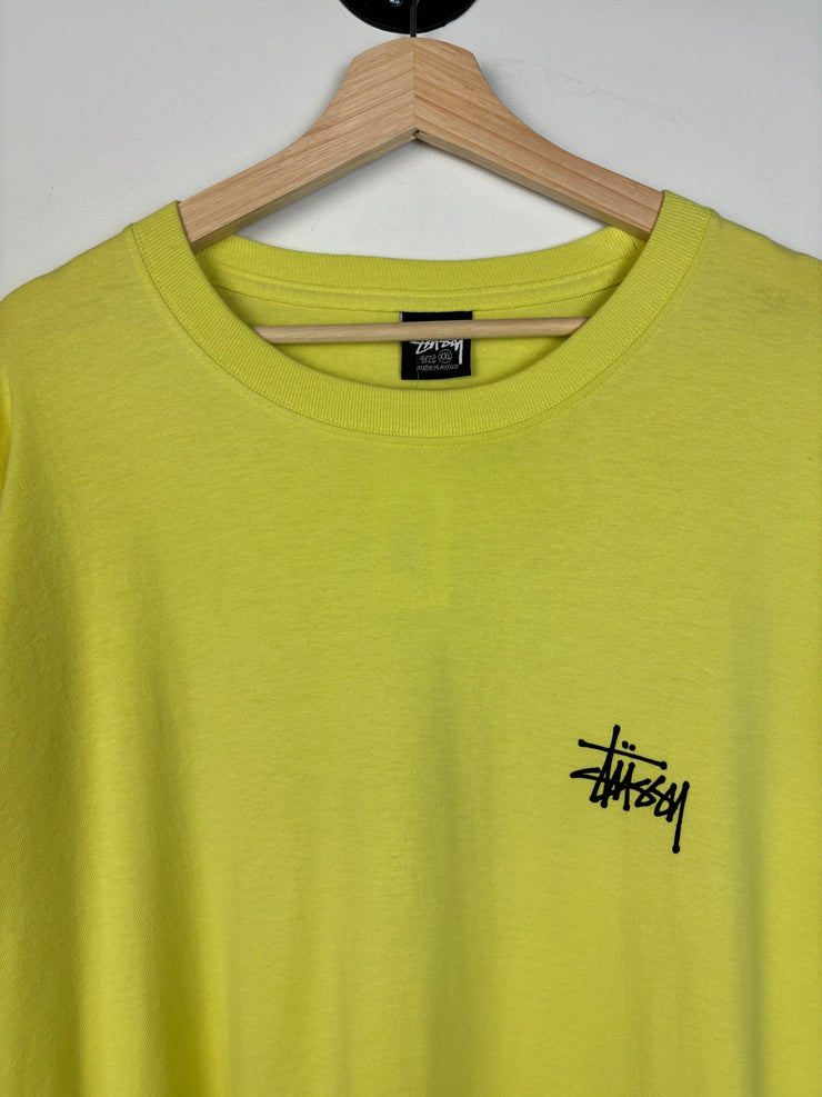 Stussy Basic Stock Yellow Tee