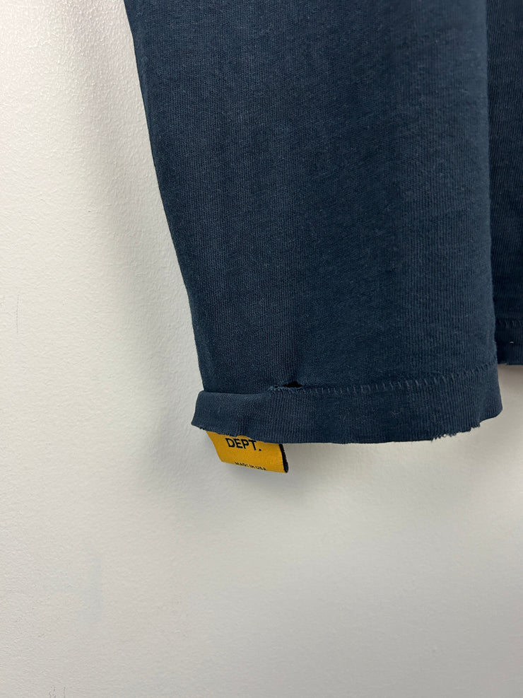 Gallery Dept. Art That Kills Reversible French Logo Faded Black Tee