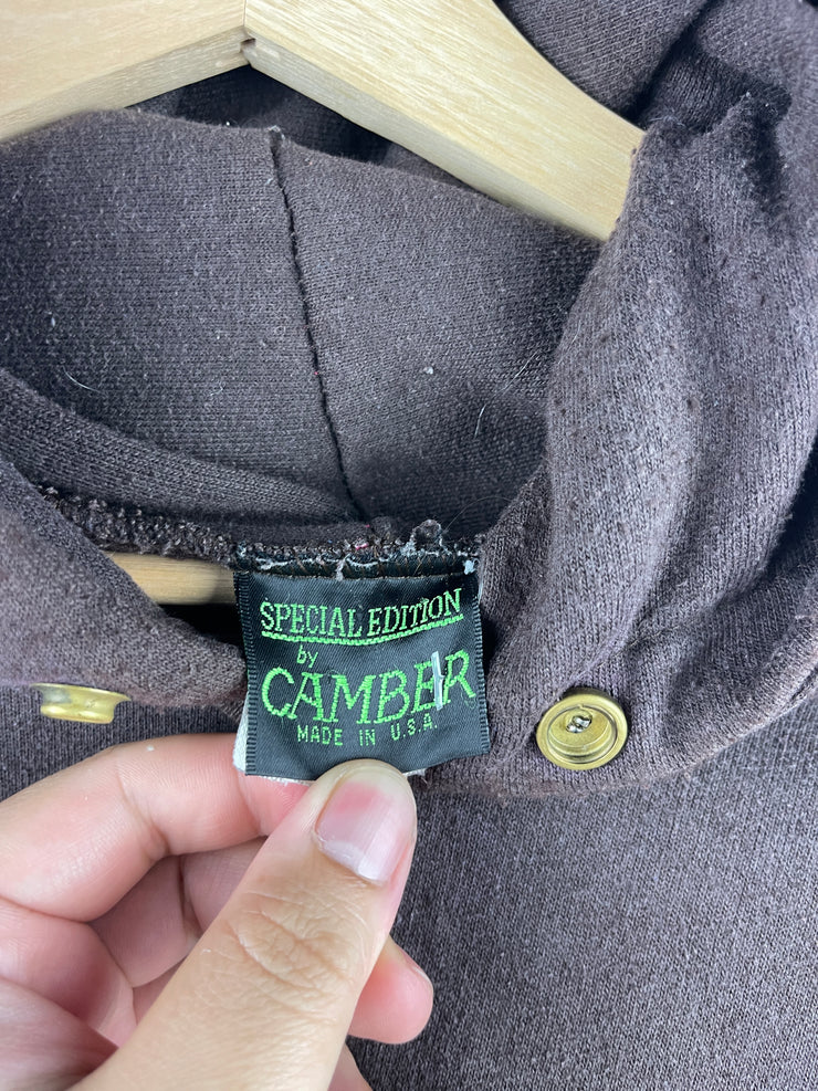Vintage 90s Camber Heavyweight Brown Hoodie