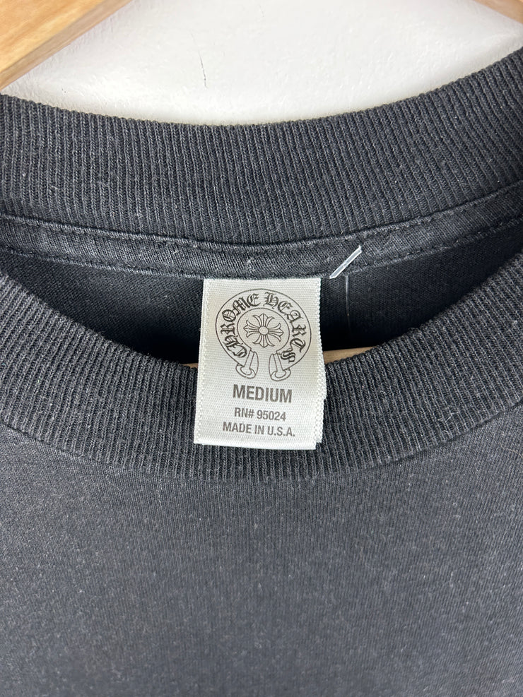 Chrome Hearts Paris 5th Anniversary Fleur Flag Black Tee