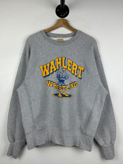 Vintage Lee Wathlert Wrestling Grey Crewneck