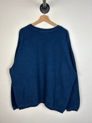 Vintage 90s Planet Hollywood Toronto Corduroy Navy Crewneck