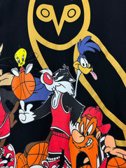 OVO Toronto Raptors Looney Tunes Owl Black Tee