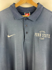 Vintage 90s Nike Golf Penn State Nittany Lions Faded Navy Polo Shirt
