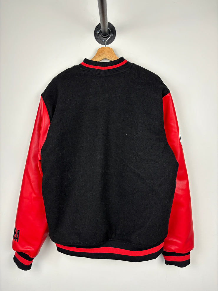 NBA Toronto Raptors Black Wool Varsity Jacket