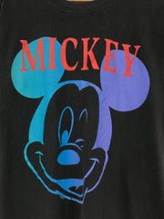 Vintage 90's Mickey Mouse Black Tee