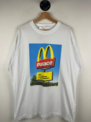 Palace X McDonalds Sign White Tee
