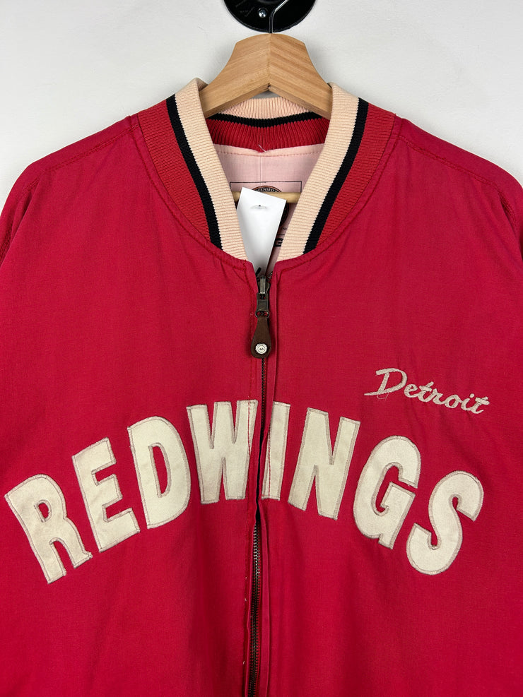 Vintage 90s NHL Mirage Detroit Red Wings Reversible Bomber Jacket