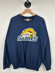 Vintage NHL Buffalo Sabres Navy Crewneck
