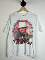 Vintage 2003 Toby Keith Tour White Tee