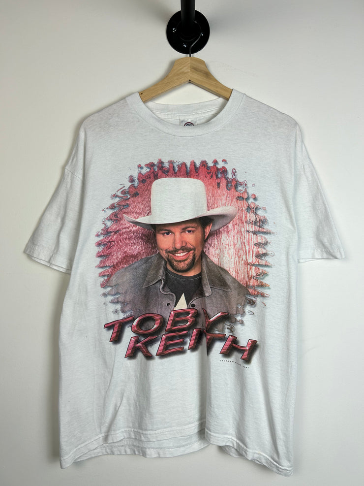 Vintage 2003 Toby Keith Tour White Tee