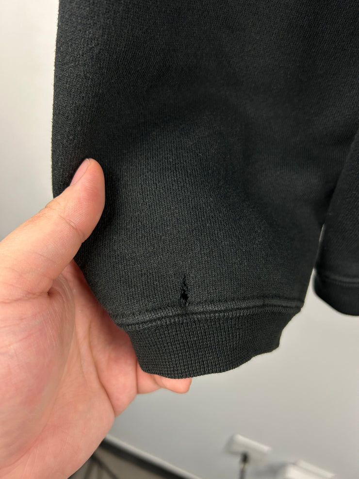 Vintage Adidas Embroidered Black Zip Up Hoodie