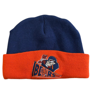 Vintage 90s NFL Logo 7 Chicago Bears Looney Tunes Taz Navy Beanie