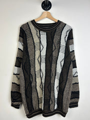 Vintage Protégé Collection Earth Tone Knit Sweater