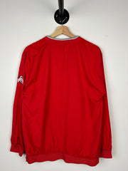 Vintage Nike Ohio State Middle Swoosh Red Pullover Windbreaker