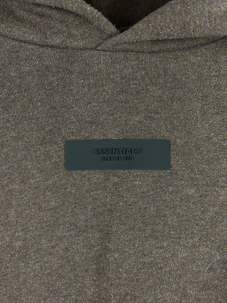 Fear Of God Essentials Heather Wood Core Hoodie