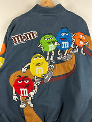Vintage Nascar Jeff Hamilton M&M Navy Racing Jacket