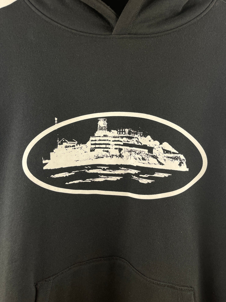 Corteiz OG Alcatraz Black Hoodie