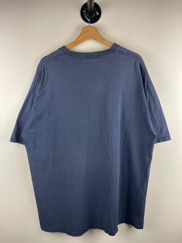 Vintage Russell Athletic Pro Cotton Blank Navy Tee