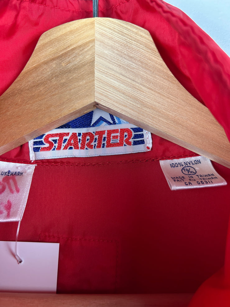 Vintage 90s NHL Starter Detroit Red Wings Red Windbreaker
