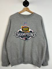 Vintage New England Patriots Grey Crewneck