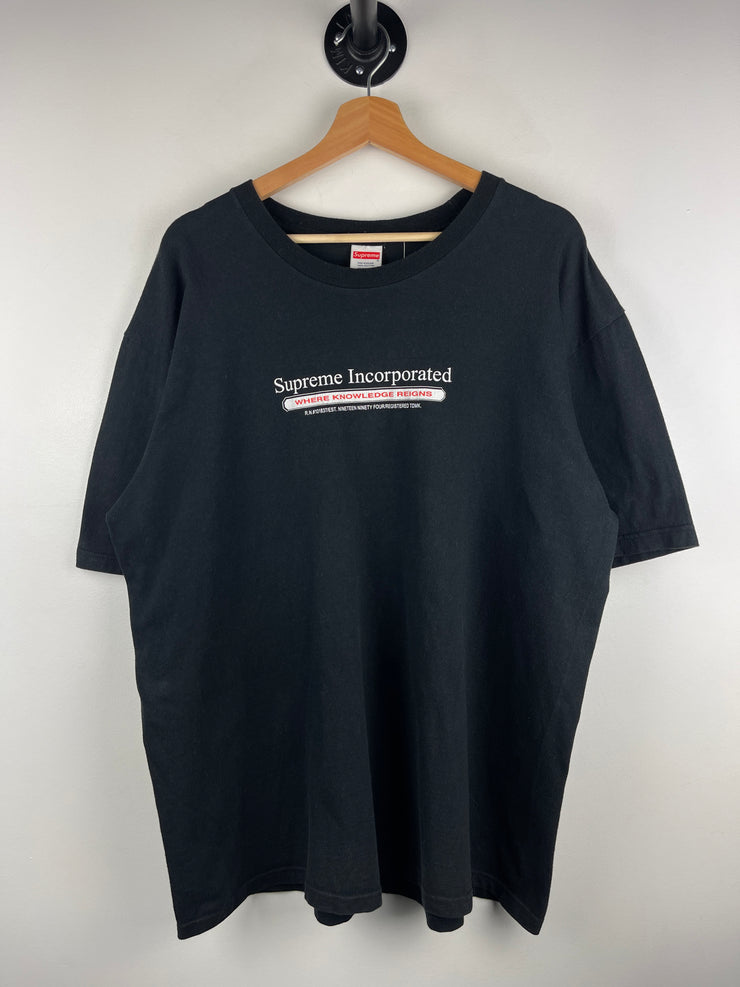Supreme FW19 Inc. Black Tee