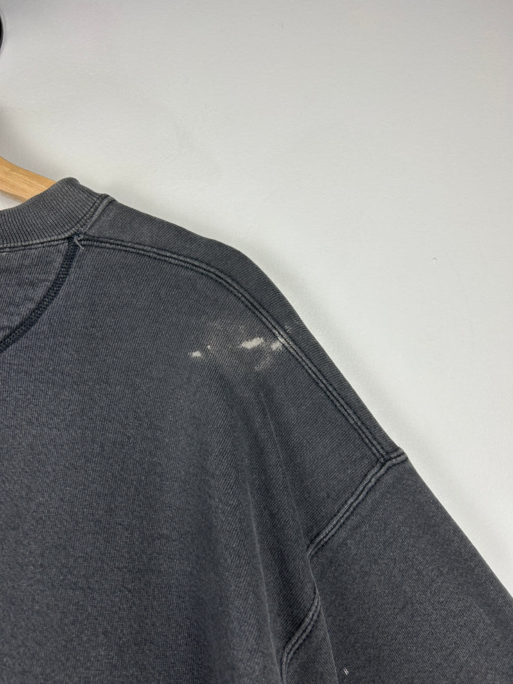Vintage 90s Hard Rock Café New York Faded Black Crewneck