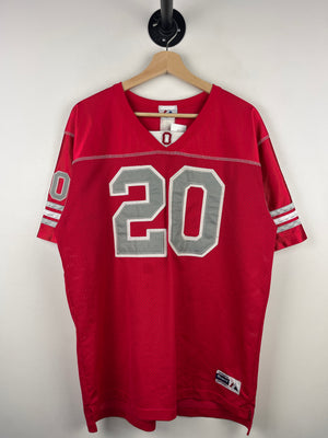 Vintage 90s Majestic Ohio State Red Football Jersey
