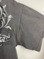 Vintage Y2K MMA Elite Skull Grey Tee