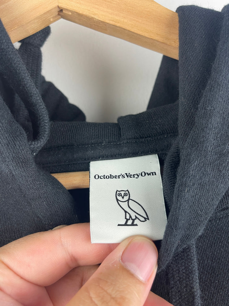 OVO Owl Embroidered Black Hoodie
