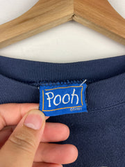 Vintage 90s Disney Winnie The Pooh Hunny Navy Crewneck