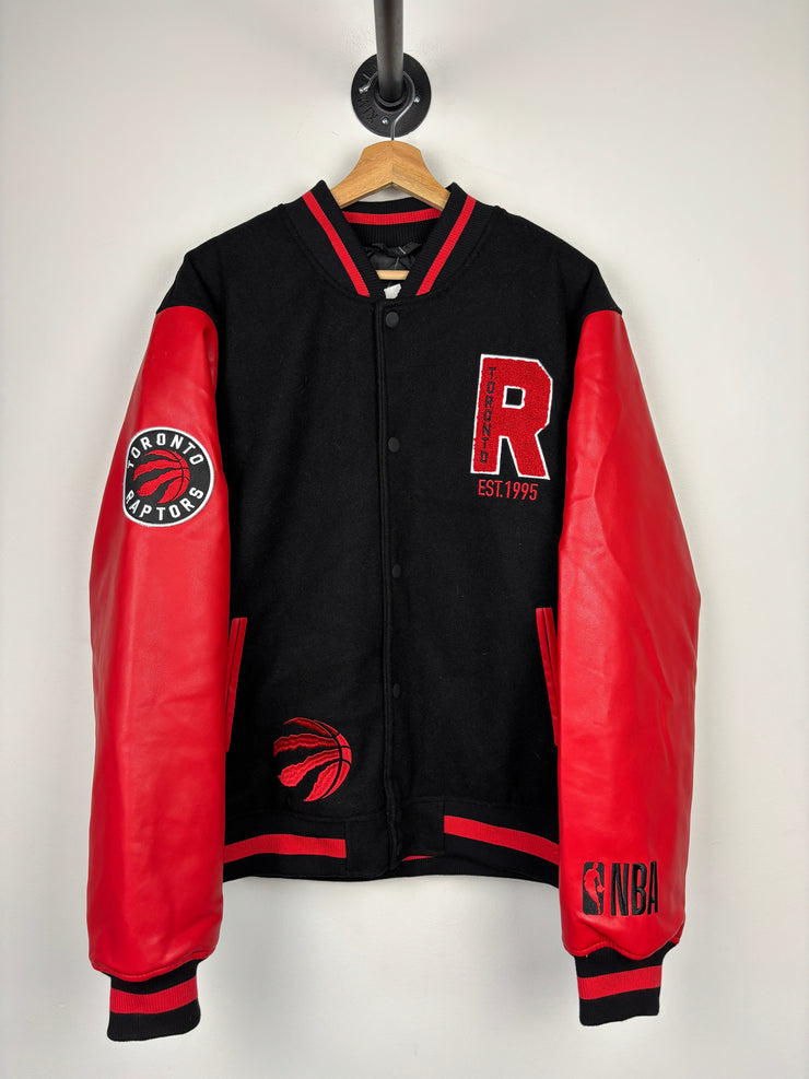 NBA Toronto Raptors Black Wool Varsity Jacket