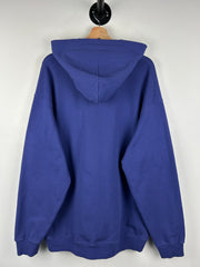 Dime Embroidered Spellout Navy Hoodie