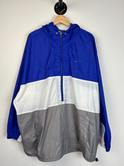 Vintage 90's Nike Swoosh Blue Half Zip Pullover Windbreaker