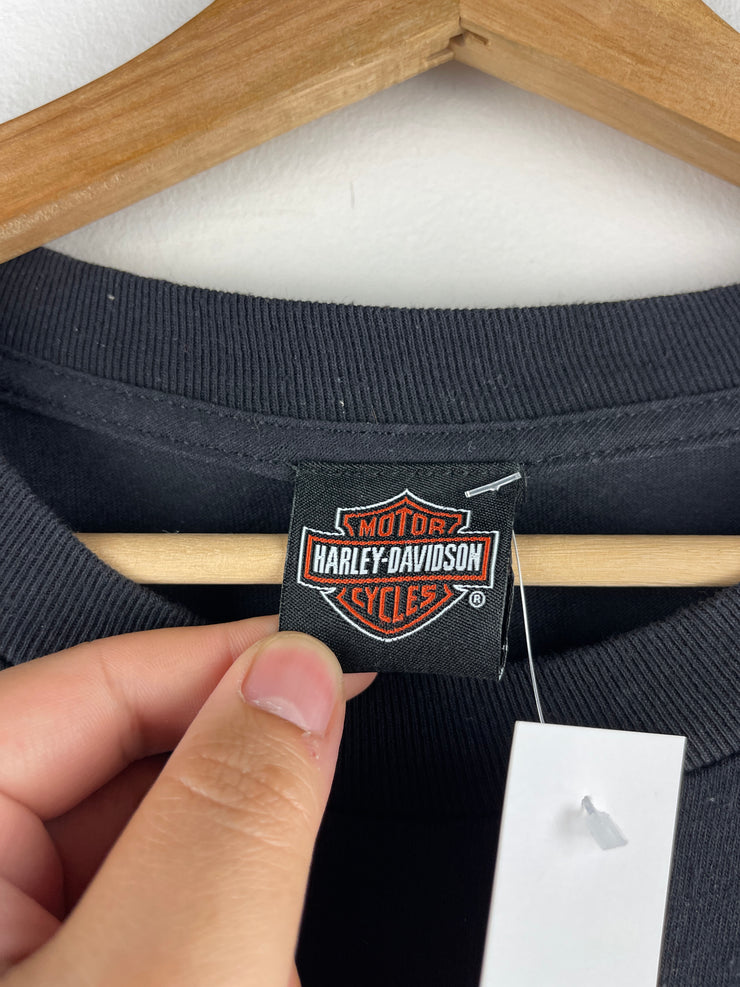 Vintage Harley Davidson Eagle Las Vegas Black Tee