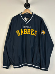 Vintage NHL Carl Banks Buffalo Sabres Navy Pullover Windbreaker