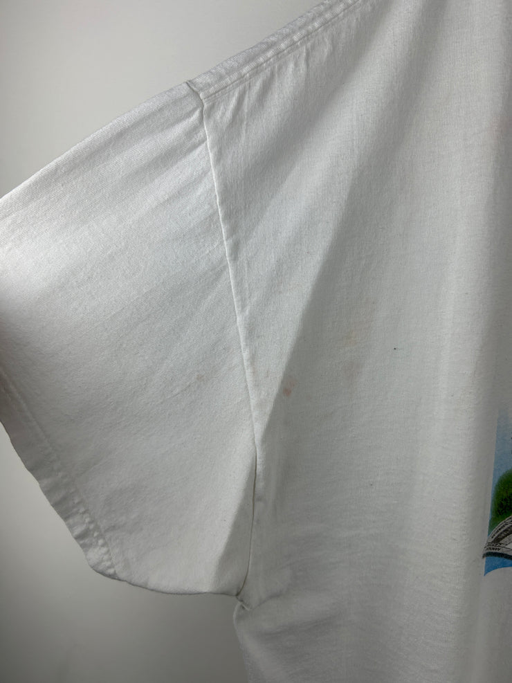 Vintage Nascar Chase Golf Dale Jarrett Arnold Palmer White Tee