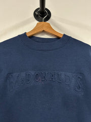 Vintage 90's McDonalds Tonal Navy Crewneck