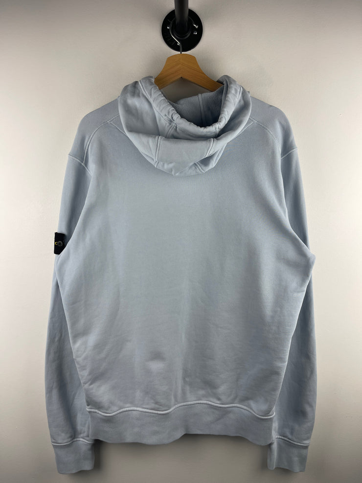 Stone Island Patch Baby Blue Hoodie