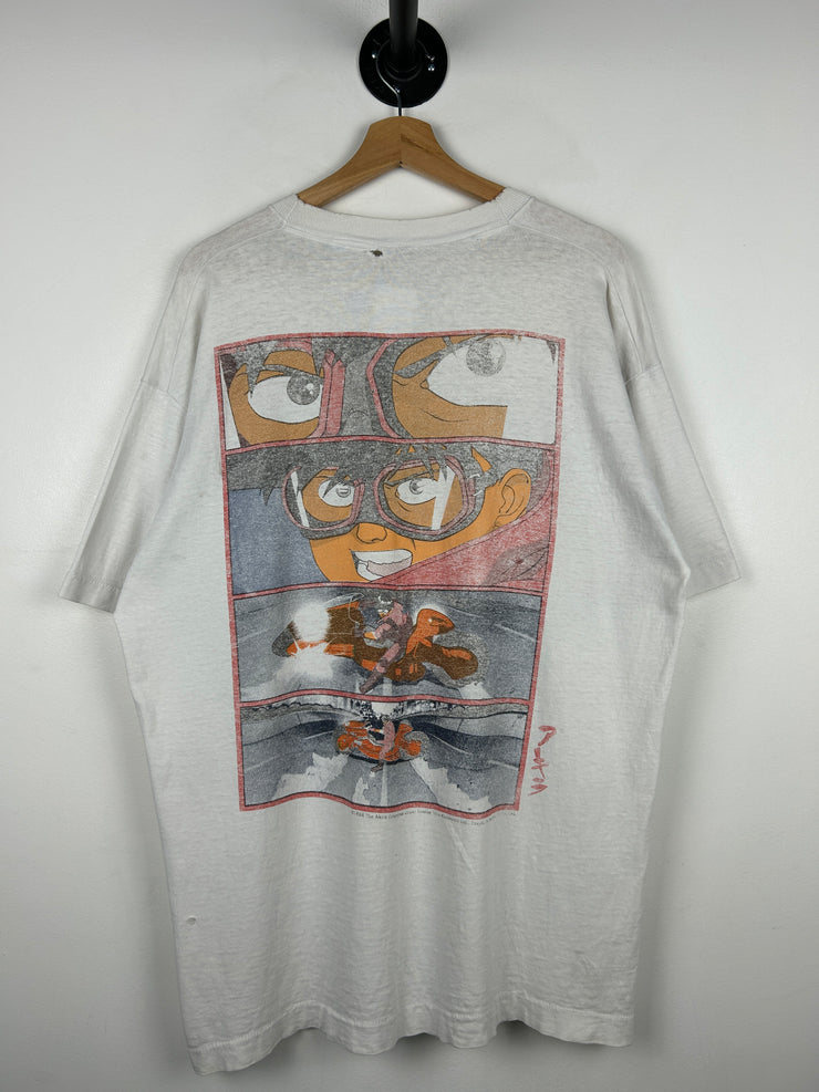 Vintage 80s Akira Fashion Victim Kimono My House Anime Promo White Tee