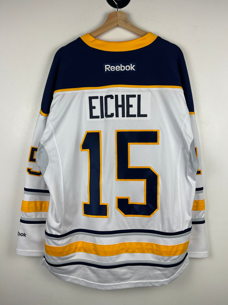NHL Reebok Buffalo Sabres Eichel White Hockey Jersey