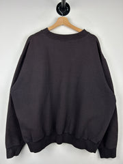 Vintage 90s Carhartt Embroidered Faded Black Crewneck