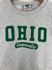 Vintage 90s Lee Ohio University Grey Crewneck