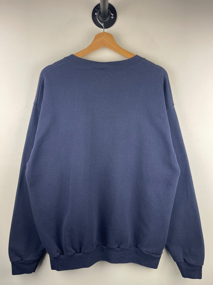 Vintage 90s NFL CSA Denver Broncos Navy Crewneck