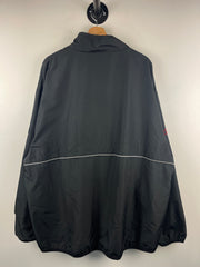 Vintage NFL Reebok Atlanta Falcons Quarter Zip Black Windbreaker