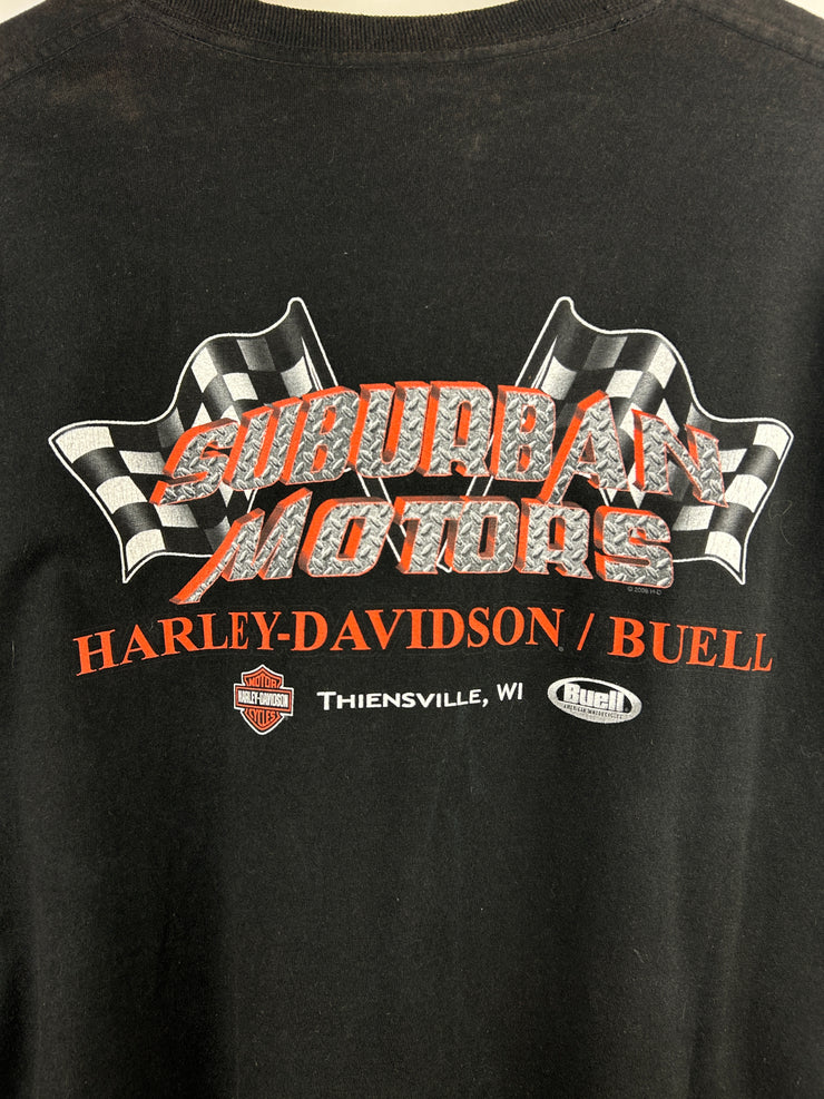 Vintage Harley Davidson Thiensville Black Tee