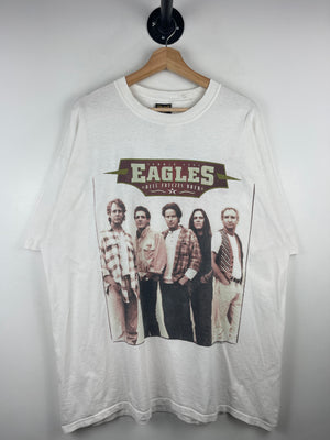 Vintage 90s Eagles Hell Freezes Over White Tee