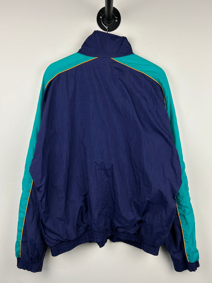 Vintage 90s Reebok Navy & Teal Windbreaker