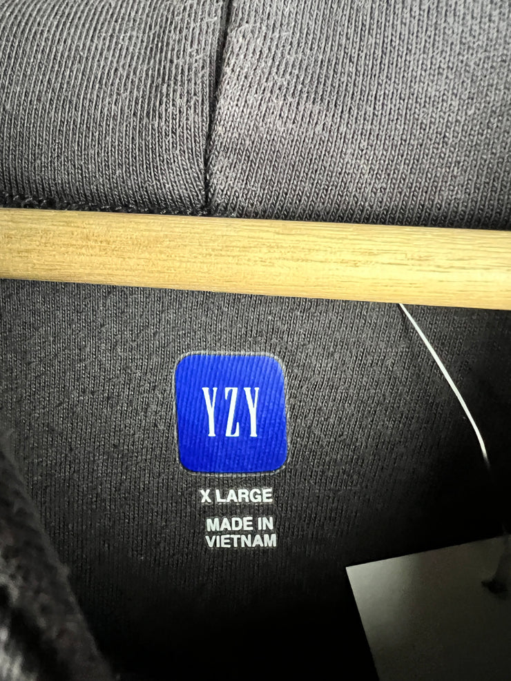 Yeezy Gap Engineered By Balenciaga Dove Washed Black Hoodie