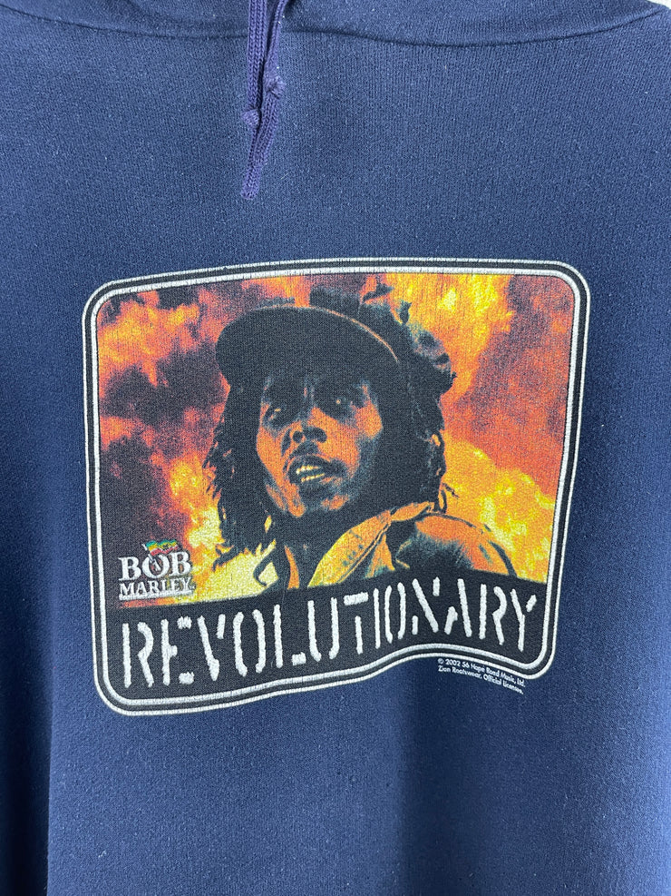 Vintage 2002 Bob Marley Revolutionary Navy Hoodie